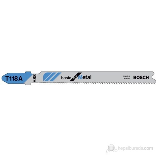 Bosch T118A Metal Dekupaj Testere Bıçağı 5 Adet