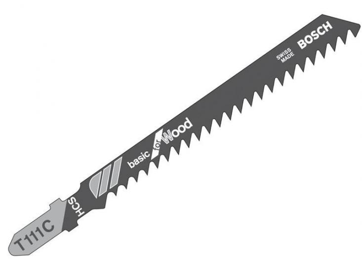 Bosch T111C Ahşap Dekupaj Testere Bıçağı 1 Adet Sunta Kesme Ağzı