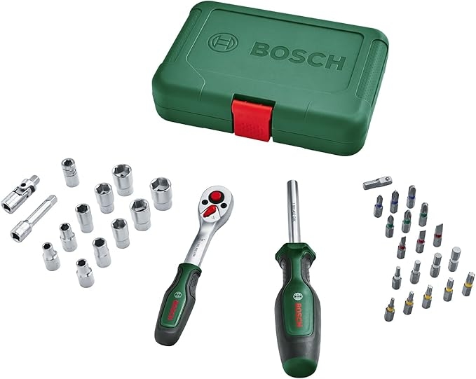 BOSCH 1/4’’ Lokma ve Tornavida Seti 34 Parça - 1600A02BY1