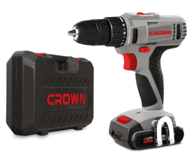 Crown CT21055L 14.4V 1.5 Ah Li-ion Çift Akülü Darbesiz Şarjlı Matkap Vidalama