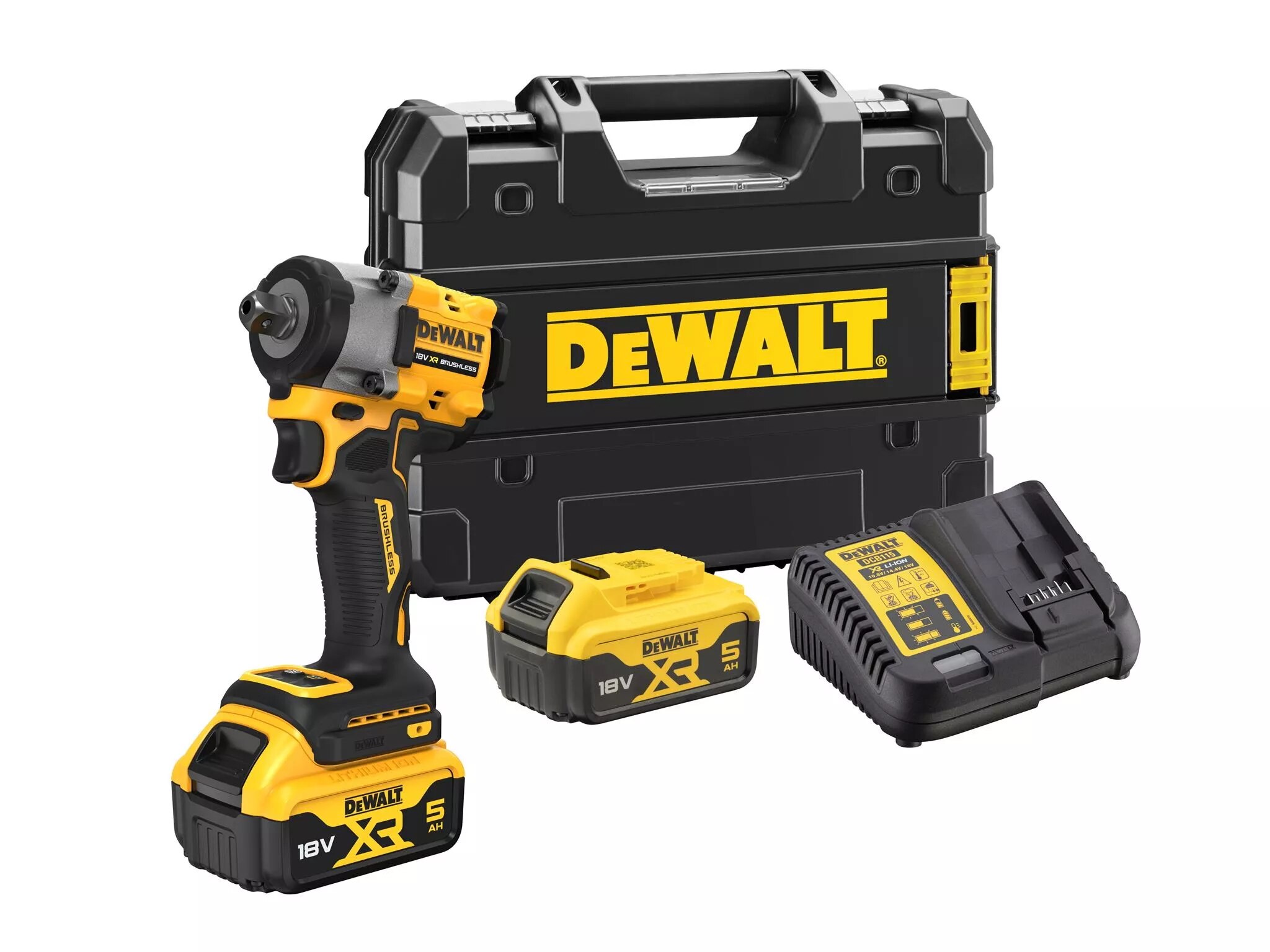 Dewalt DCF922P2T-QW 18V 5.0Ah Li-Ion Kömürsüz Çift Akülü Somun Sıkma