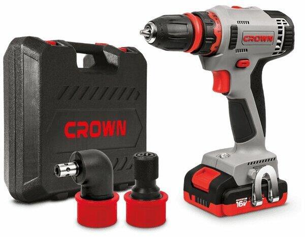 CROWN CT21082HQ-2BMC AKÜLÜ VİDALAMA 16V KÖŞE ADAPTÖRLÜ